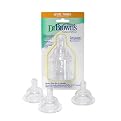 Dr. Brown's Natural Flow Wide Neck Level 3 Nipples - 3-pk.