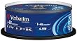 Verbatim DVD+R 4X 4,7GB Scratch Resistant Surface 25er Spindel DVD-Rohlinge