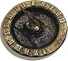 Rome RM2322 Antique Brass Birdbath Sundial