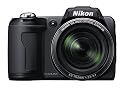 Nikon Coolpix L110 Digitalkamera (12,1 Megapixel, 15-fach Weitwinkelzoom, 7,5cm (3,0-Zoll) Display) schwarz