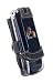 Krusell Elastic Multidapt Silver Line Case for Motorola KRZR K1, Black/Grey