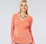 The V-Neck Cable Knit Sweater