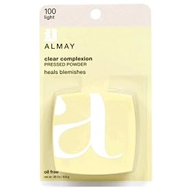 Almay Clear Complexion Pressed Powder, Light 100, 0.35-Ounce Packages (Pack of 2)