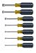 Klein 631 7-Piece Cushion-Grip Nut-Driver Set 3-Inch Shanks