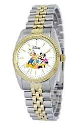 Disney Women's D116S776 Mickey Mouse and Friends Two-Tone Bracelet Watch