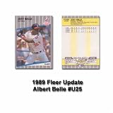 1989 Fleer Update Albert Belle Rookie Card