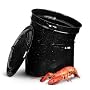 Granite Ware 3-Piece 33-Quart Crab and Crawfish Cooker with Steamer and Drainer Insert