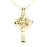 Ortak Jewellery Cross Collection 9ct Yellow Gold P  170 Women's Pendant