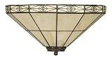1 Light Wall Sconce W/ Honey Tint Art Glass