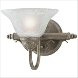 Westinghouse Lighting 6759200 Raphael Collection One Light Wall Sconce in Ebony Bronze
