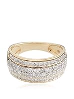 Paris Vendôme Anillo Jonc 4 Rangs Oro Amarillo 12