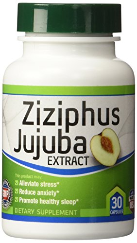 Ziziphus Jujuba Extract - Top Rated, Fast-Acting Anxiety Relief. An All Natural Stress Relief Supplement Designed to Help You Quickly Overcome Stress, Anxiety, Social Anxiety and Panic Attacks. 100% Money Back Guarantee. Made in USA