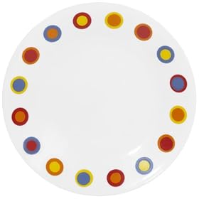 Buy Corelle Livingware 6-3 4-Inch Bread and Butter Plate, Hot Dots