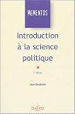 Revue Dalloz-Sirey  / Introduction à la science politique