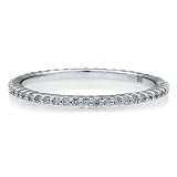 Sterling Silver 925 Clear Cubic Zirconia CZ Full Eternity Band Ring - Nickel Free Engagement Wedding Band Ring