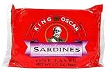 King Oscar Mediterranean Sardines, 3.75 oz, 12 pk