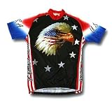 American Bald Eagle Cycling Jersey, Medium