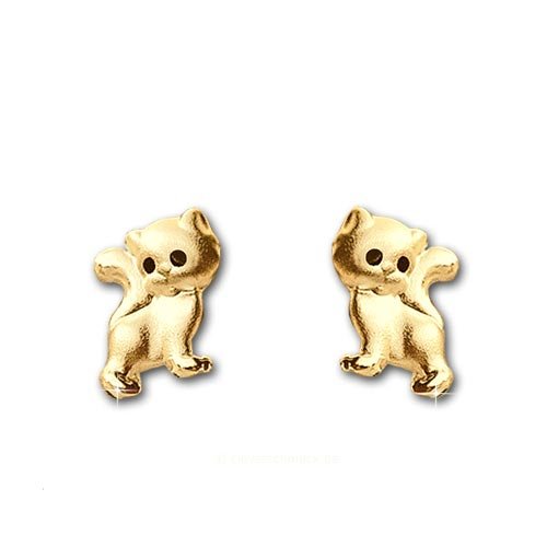 CLEVER SCHMUCK Goldene Ohrstecker