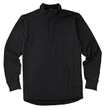 Wickers Performance Underwear - Men's Midweight Zip Turtleneck - Tall