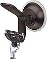 InterDesign Classico Bathroom Shower Suction Hook/Razor Holder, Bronze