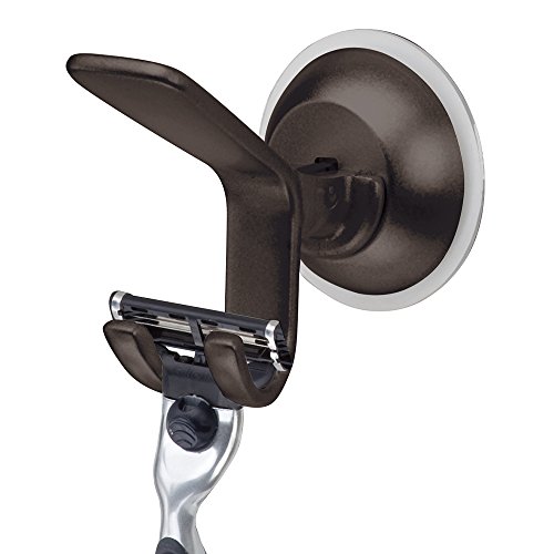 InterDesign Classico Bathroom Shower Suction Hook/Razor Holder, Bronze New eBay
