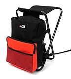 バッグパックチェアー レッド