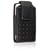 Vertical Executive Black ( W/ RED DOT & STITCH) Leather Pouch Case Belt Clip for Samsung SGH-T439, U410, T429, A737 A736, Gleam U700 Muse, T639, A517, R500, U740 Alias, T819, M520,