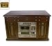 Thomas Pacconi Phonograph w/ CD/Cassette Player & AM/FM Radio - OAK