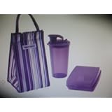 Tupperware Lunch Tote Set. Purple