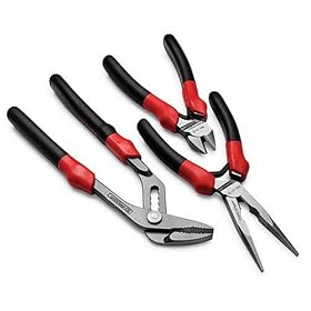 Click here to buy Facom 76013 3 Piece 6-1 3-Inch Piano Wire, 7-3 4-Inch Long Nose, and 10-Inch Multi Grip... by SK Hand Tools.