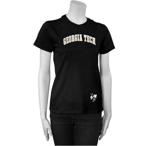 Buy Champion Georgia Tech Yellow Jackets Ladies Black Campus T-shirt by Champion