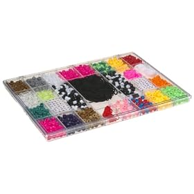 Beady Key Chains Bead Box by Mega Brands - Rose Art