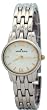 AK Anne Klein #10/9561WTTT Women's Silver Tone Oval Shape Casual Bracelet Watch