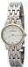 AK Anne Klein #10/9561WTTT Women's Silver Tone Oval Shape Casual Bracelet Watch