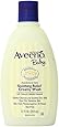Aveeno Baby Soothing Relief Cream Wash, 12 Ounce (Pack of 2)