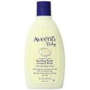 Aveeno Baby Soothing Relief Cream Wash, 12 Ounce (Pack of 2)