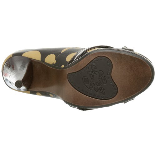 Naughty Monkey Women's Bubble Me Pretty Pump,Brown,10 M