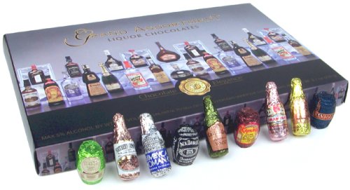 Liquor Filled Chocolate Barrels and Bottles [8.1-Ounce Grand Assortment Box] by Grand Assortments