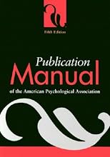 Publication Manual of the American Psychological Association