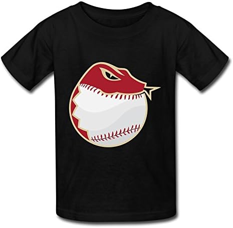 Kids Boy's & Girl's Arizona New Baseball Team Logo Awesome T-srhits Size XL Black