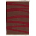 Jagged Rug Collection - Brick Red