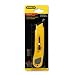 Plastic Light-Duty Utility Knife with Retractable Blade, Yellow
