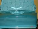 Tupperware Rectangular Cake or Cupcake Taker- Carribean Blue