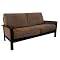 Milano Espresso and Mocha Sofa