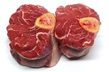 New York Prime Meat USDA Prime Veal Osso Buso, 2.5-inch thick, 2-Count, 28-Ounce Packaged in Film & Freezer Paper
