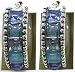 Liz Claiborne Blue Stone Hoop Earrings BLUE