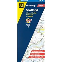Scotland (AA Road Maps)