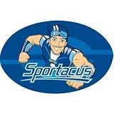 Boys Lazy Town Sportacus Oval Shape Bedroom Floor Rug