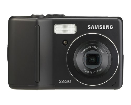 Samsung Digimax S630 6MP Digital Camera with 3x Optical Advanced Shake Reduction Zoom (Black)