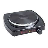 Black Single Burner Range